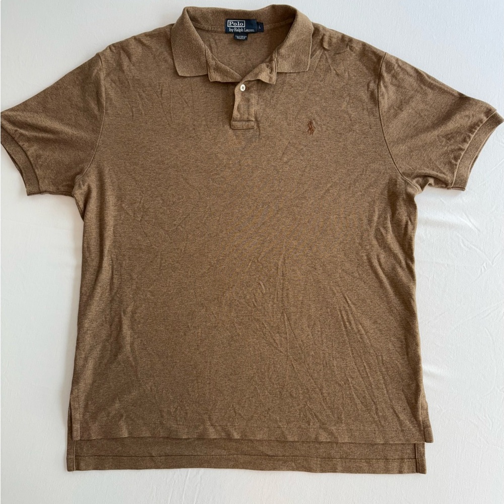 Polo by Ralph Lauren Men's Brown Polo Shirt size L